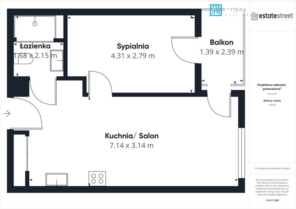 Mieszkanie 2-pokojowe Kraków, ul. Wrocławska. Zdjęcie 12