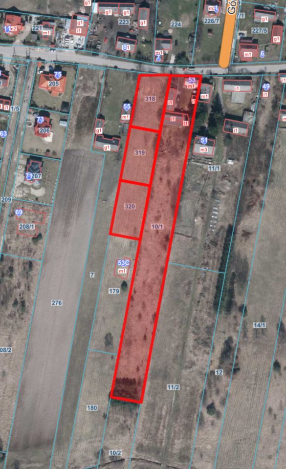 Działka siedliskowa Krzewina, Krzewina. Zdjęcie 1