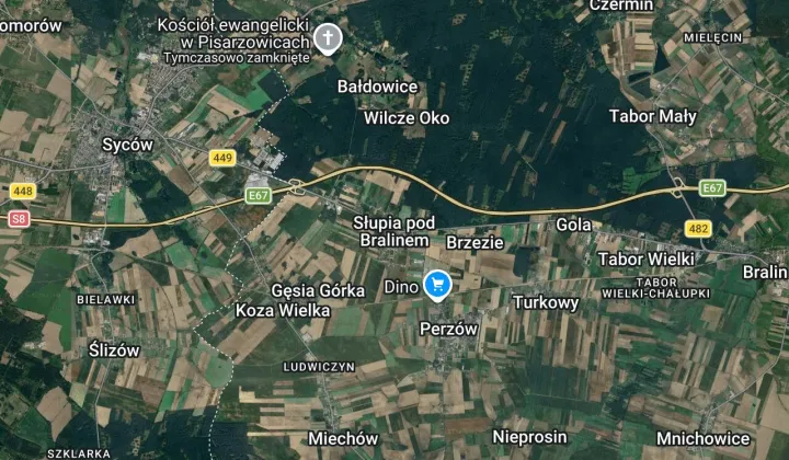 Działka budowlana Słupia pod Bralinem