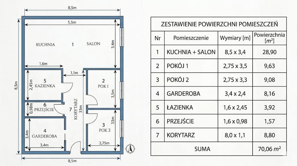 Mieszkanie 3-pokojowe Redzikowo. Zdjęcie 10