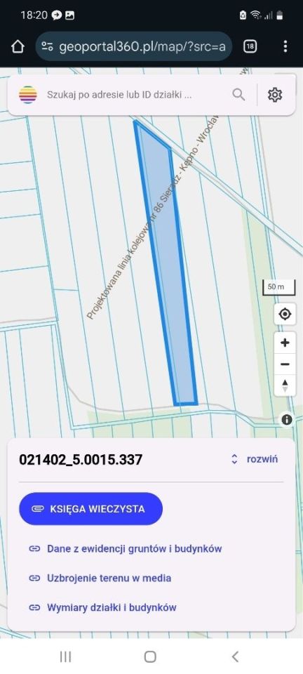 Działka rolna Zawidowice. Zdjęcie 3