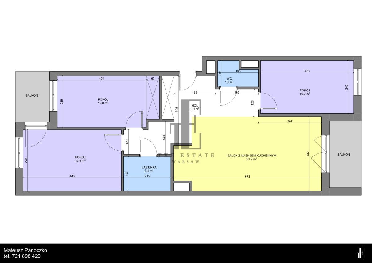 Mieszkanie 4-pokojowe Warszawa Wola, ul. Goleszowska. Zdjęcie 23