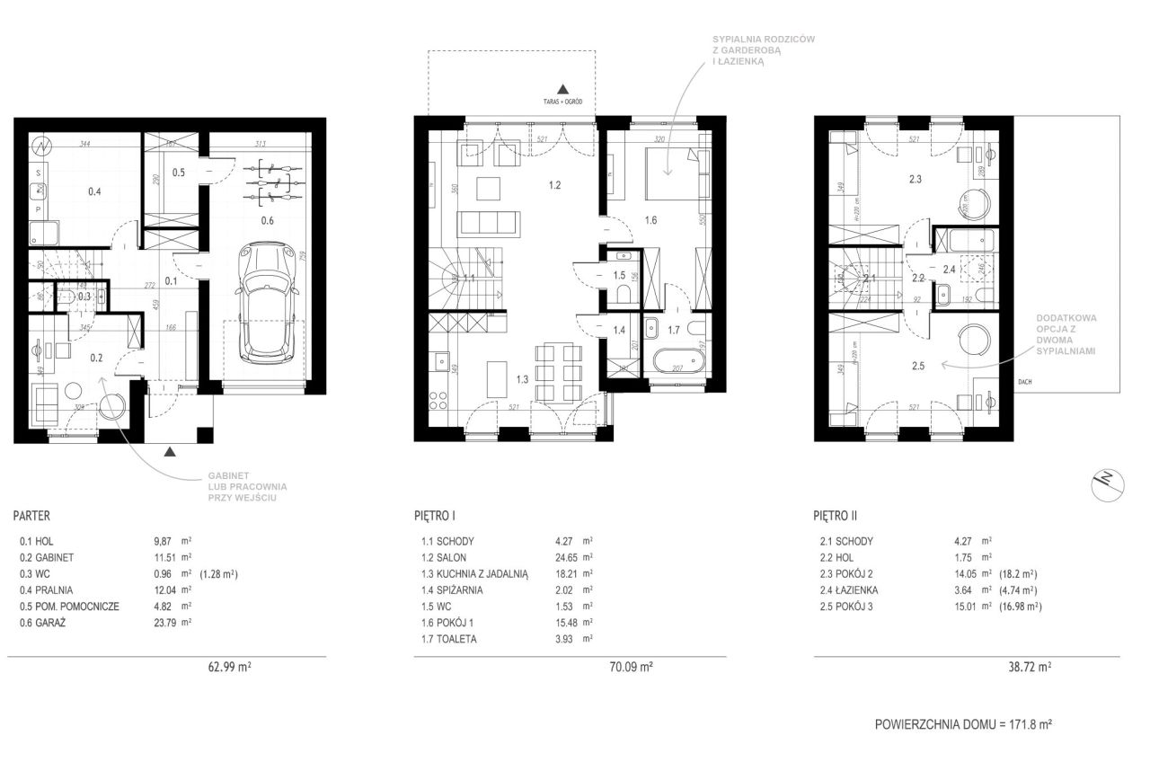 dom szeregowy, 7 pokoi Kozy. Zdjęcie 2