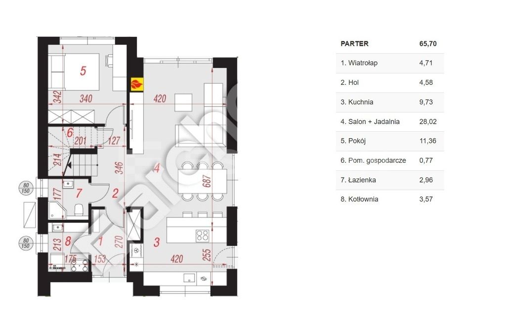 dom wolnostojący, 5 pokoi Bratkowice. Zdjęcie 23