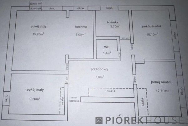 Mieszkanie 4-pokojowe Warszawa Bielany, ul. Jana Kochanowskiego. Zdjęcie 14