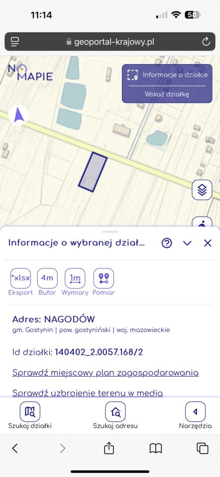 Działka rolno-budowlana Nagodów. Zdjęcie 3