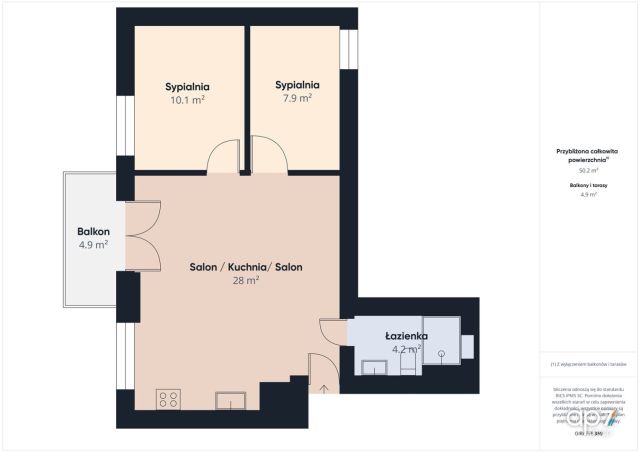 Mieszkanie 3-pokojowe Kraków Prądnik Biały, ul. Zygmunta Glogera. Zdjęcie 14