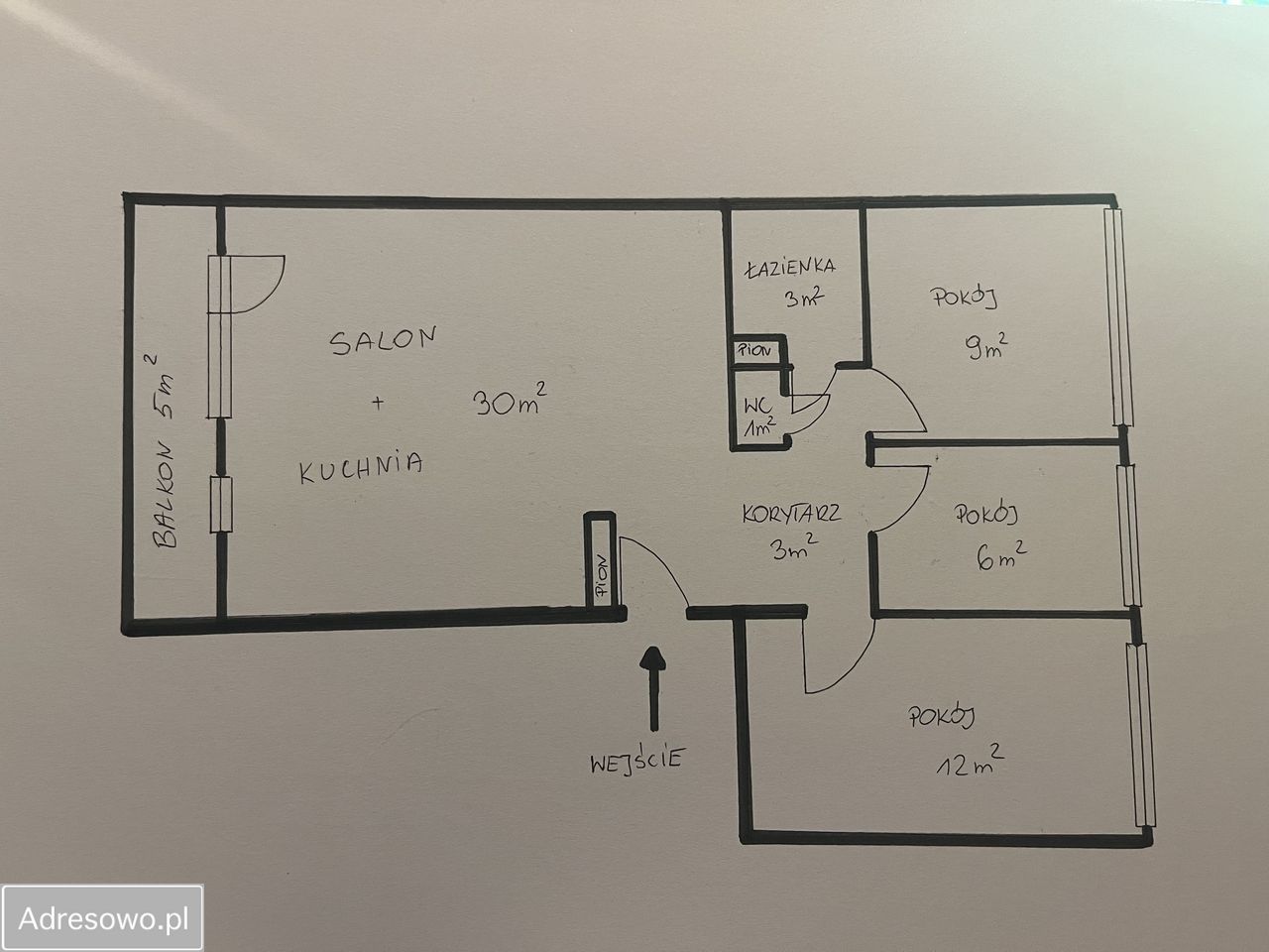 Mieszkanie 4-pokojowe Kraków Mistrzejowice, ul. Cedyńska. Zdjęcie 16