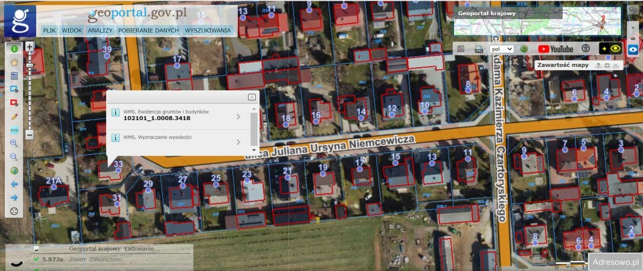 dom wolnostojący, 5 pokoi Brzeziny, ul. Juliana Ursyna Niemcewicza. Zdjęcie 2