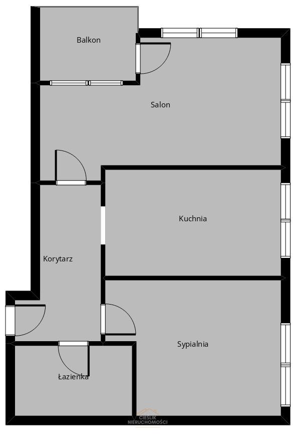 Mieszkanie 2-pokojowe Kraków Mistrzejowice, os. Piastów. Zdjęcie 18