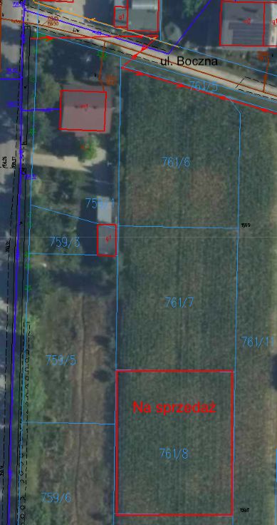 Działka budowlana Zbuczyn, ul. Boczna