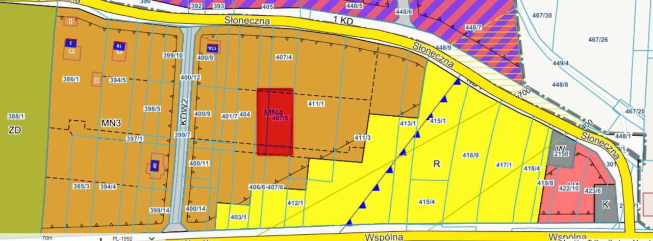 Działka budowlana Sędziszów Małopolski, ul. Wspólna. Zdjęcie 4