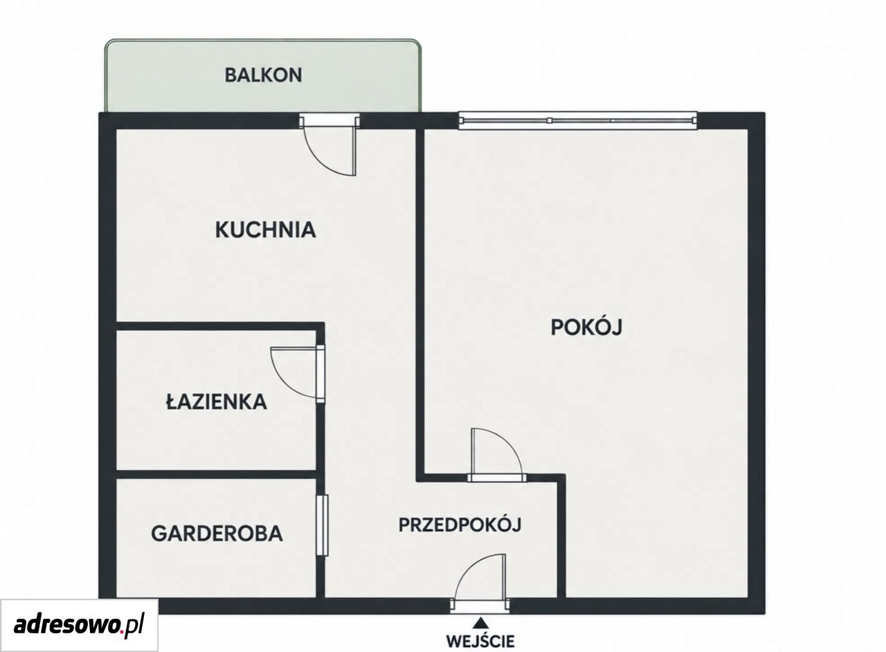 Mieszkanie 1-pokojowe Świdnica, ul. Parkowa. Zdjęcie 18
