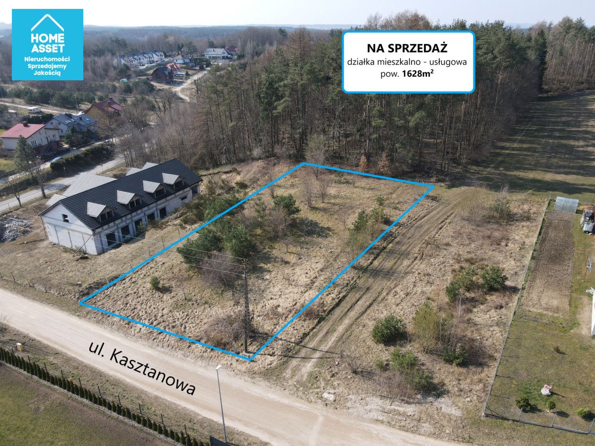 Działka inwestycyjna Gowino, ul. Kasztanowa. Zdjęcie 9