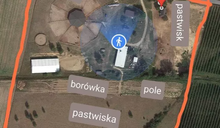 Działka siedliskowa Bronisławy