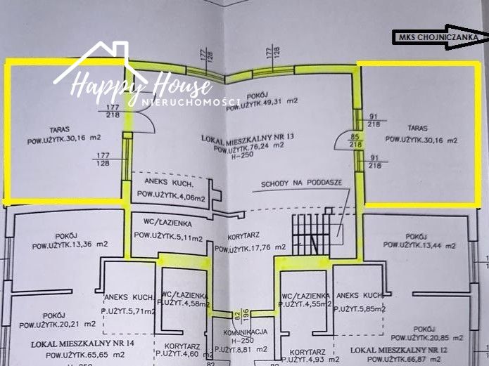 Mieszkanie 4-pokojowe Chojnice, ul. Okrężna. Zdjęcie 39