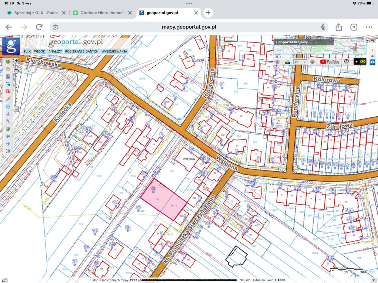 Działka budowlana Radom Halinów, ul. Hipoteczna. Zdjęcie 3