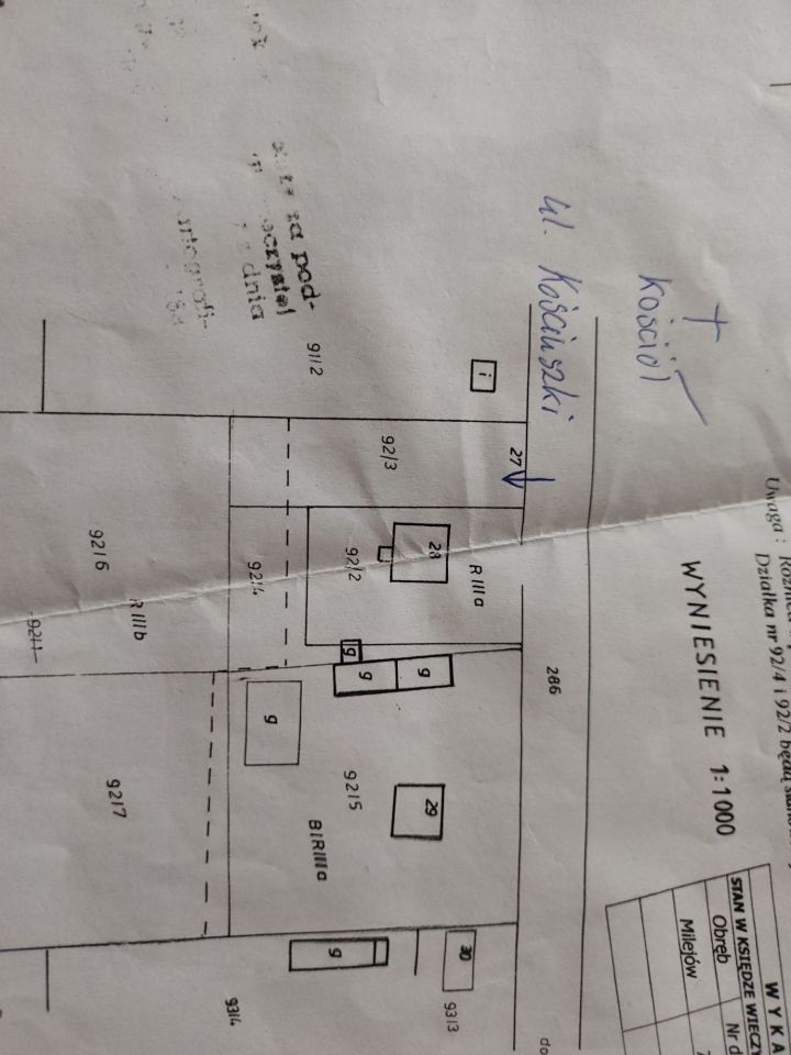 Działka budowlana Milejów, ul. Kościuszki. Zdjęcie 5