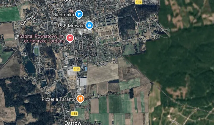 Działka rolno-budowlana Ostrów, ul. Zacisze