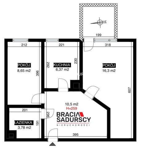 Mieszkanie 2-pokojowe Kraków Ruczaj, ul. Chmieleniec. Zdjęcie 13
