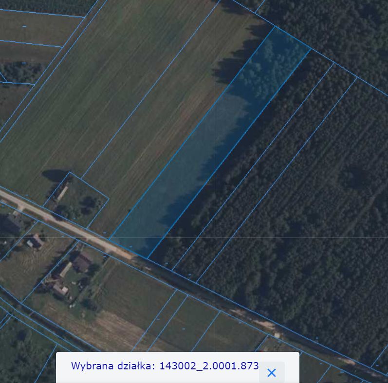 Działka rolno-budowlana Jastrząb, ul. Zamoście. Zdjęcie 3