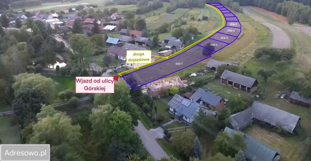 Działka budowlana Żołynia, ul. Górska. Zdjęcie 1