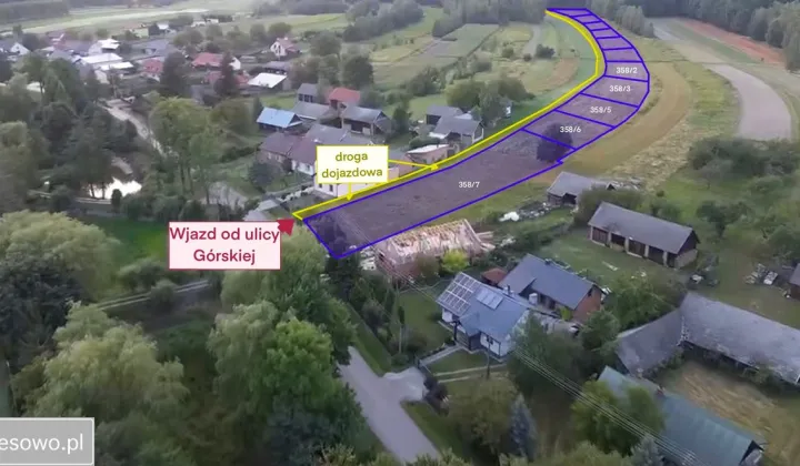 Działka budowlana Żołynia, ul. Górska