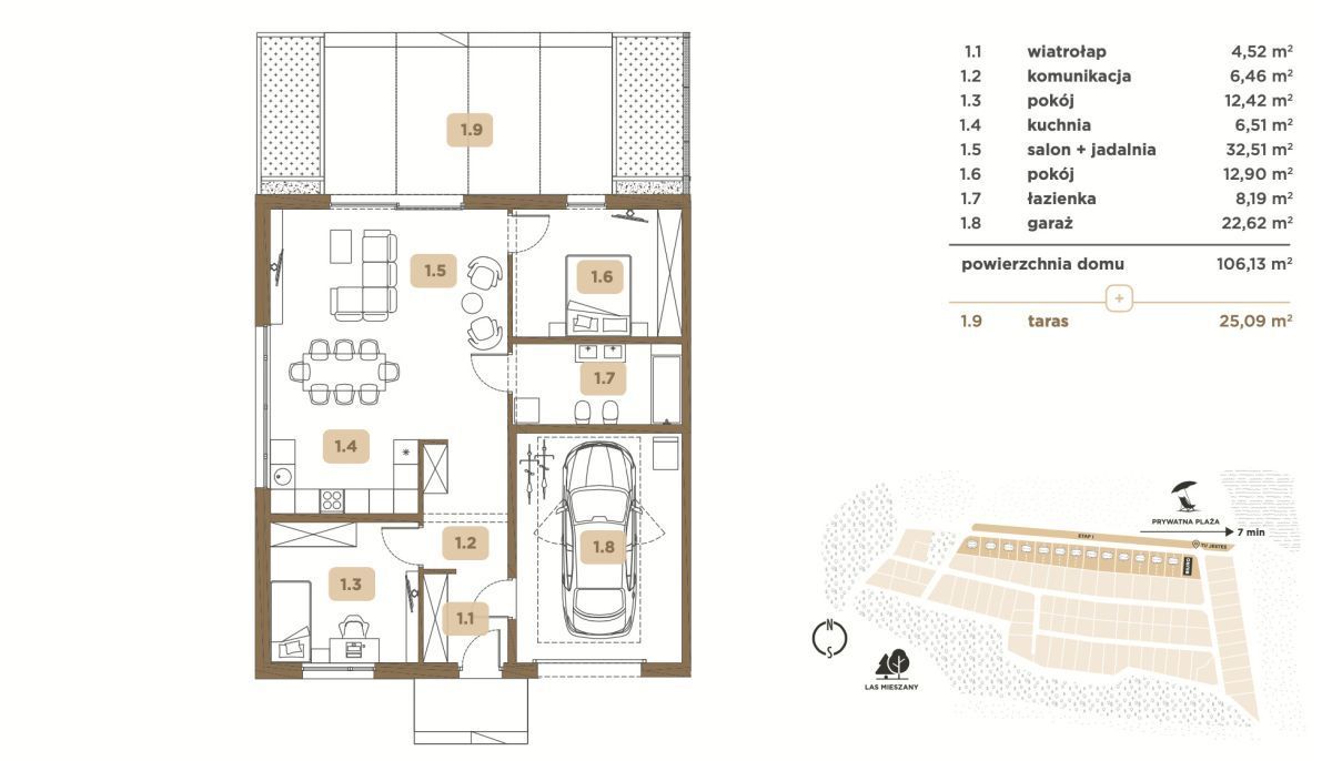 bliźniak, 3 pokoje Brzezinki, ul. Parkowa. Zdjęcie 15