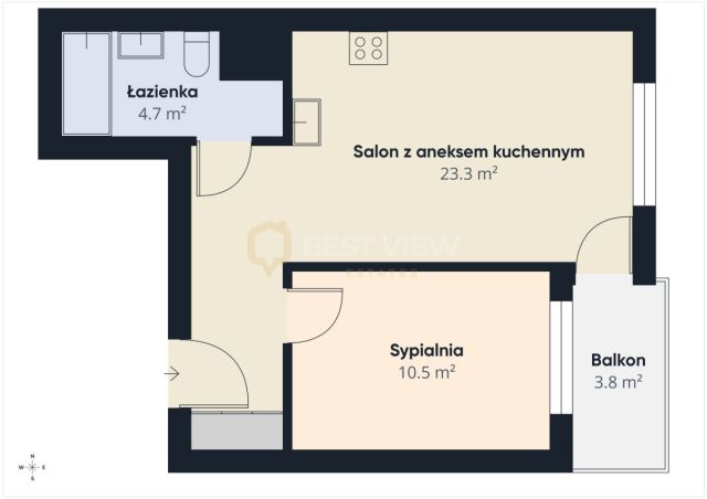 Mieszkanie 2-pokojowe Warszawa Wola, ul. Goleszowska. Zdjęcie 12