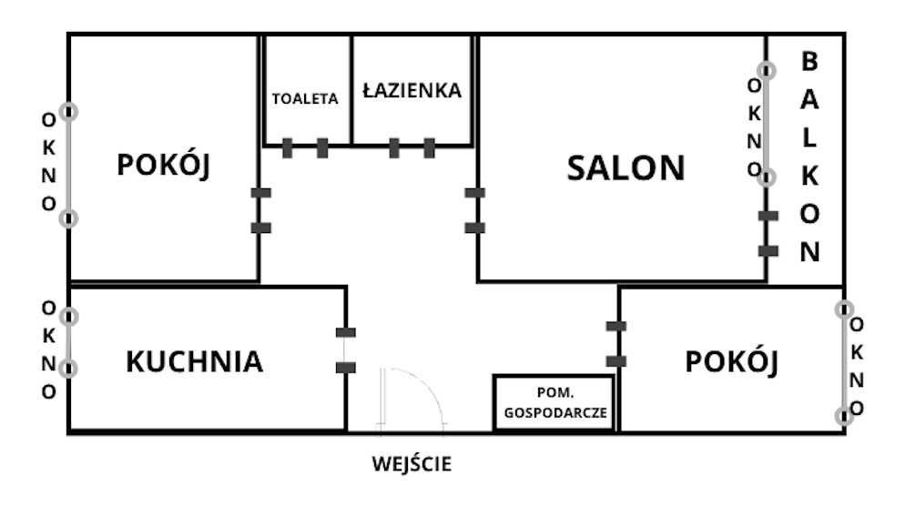 Mieszkanie 3-pokojowe Łódź Widzew, ul. Służbowa. Zdjęcie 8