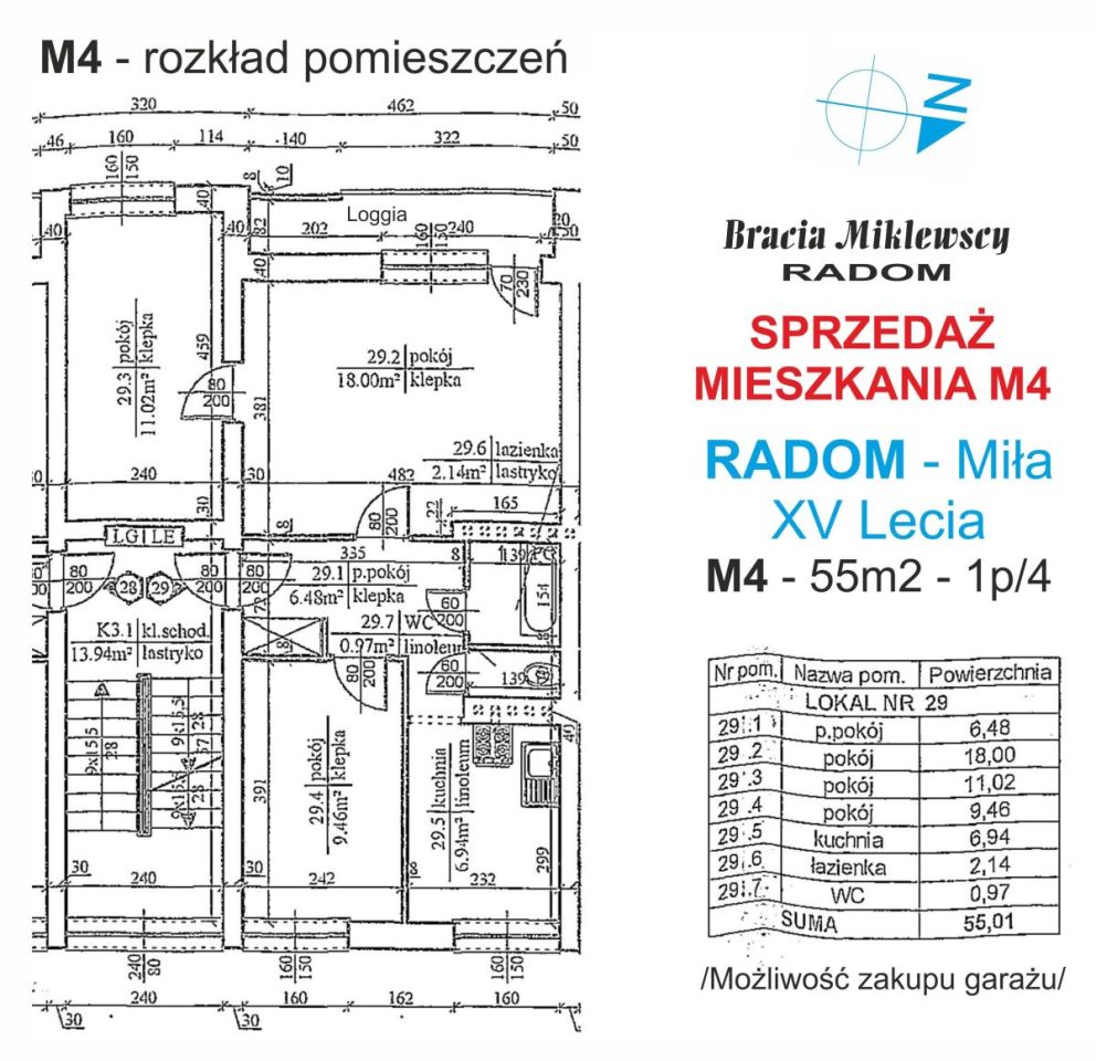Mieszkanie 3-pokojowe Radom, ul. Miła. Zdjęcie 15