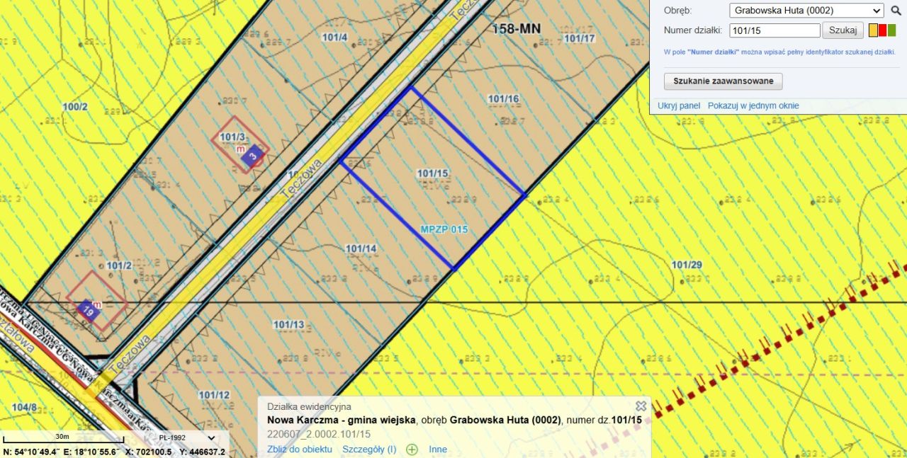 Działka budowlana Grabowska Huta, ul. Tęczowa. Zdjęcie 6
