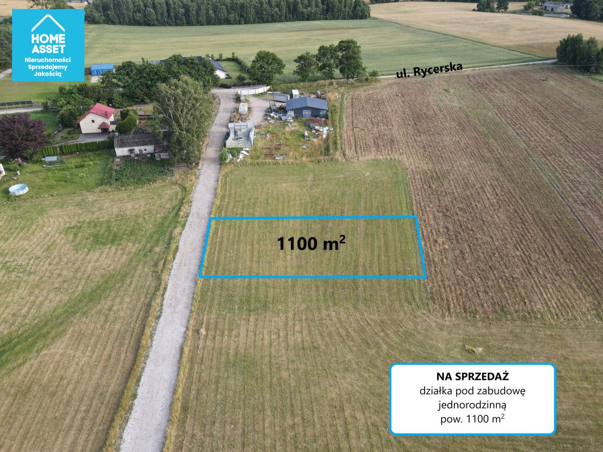 Działka budowlana Robakowo, ul. Rycerska