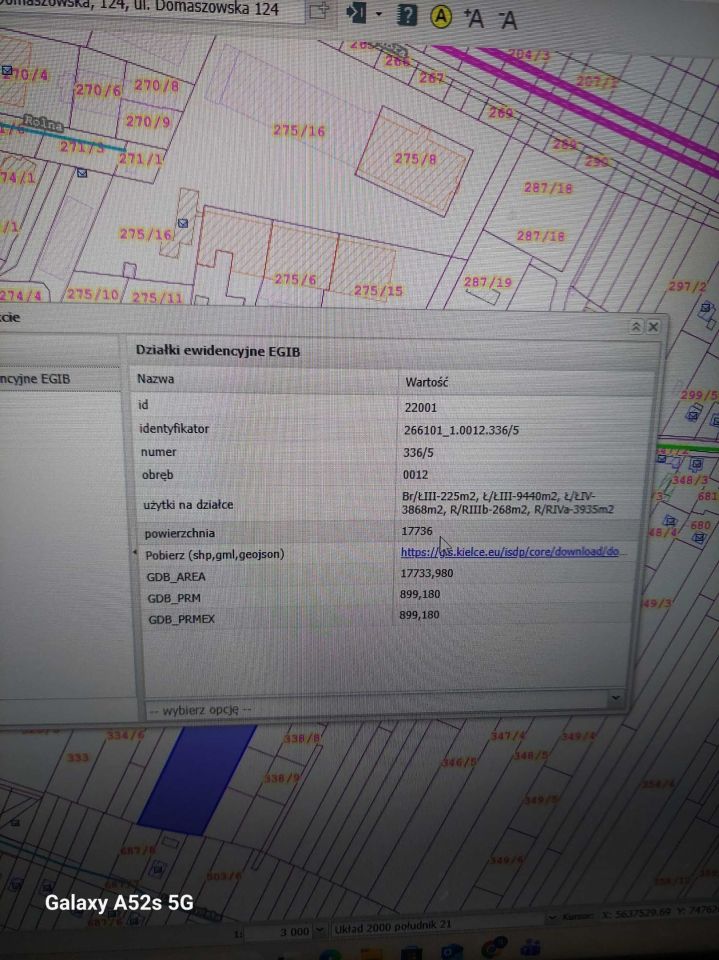 Działka inwestycyjna Kielce, ul. Domaszowska. Zdjęcie 4