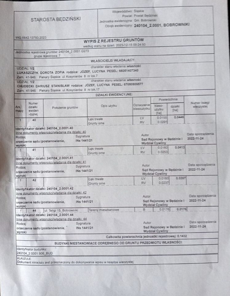 Działka budowlana Bobrowniki Namiarki, ul. Teligi. Zdjęcie 4