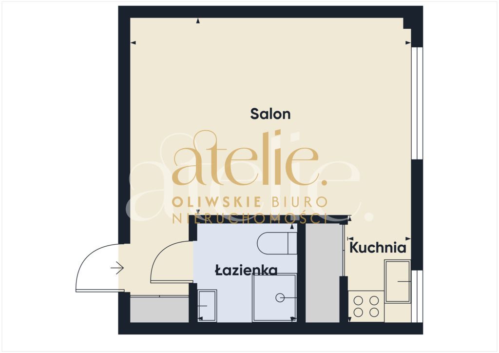 Mieszkanie 1-pokojowe Gdańsk Jelitkowo, ul. Orłowska. Zdjęcie 22