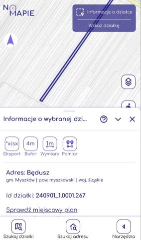 Działka rolno-budowlana Myszków Będusz. Zdjęcie 1