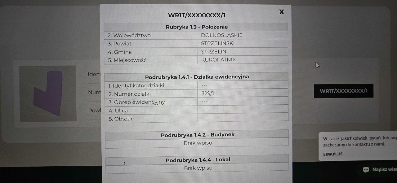 Działka rolna Kuropatnik. Zdjęcie 3