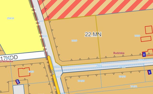 Działka budowlana Budziska, ul. Orla. Zdjęcie 1