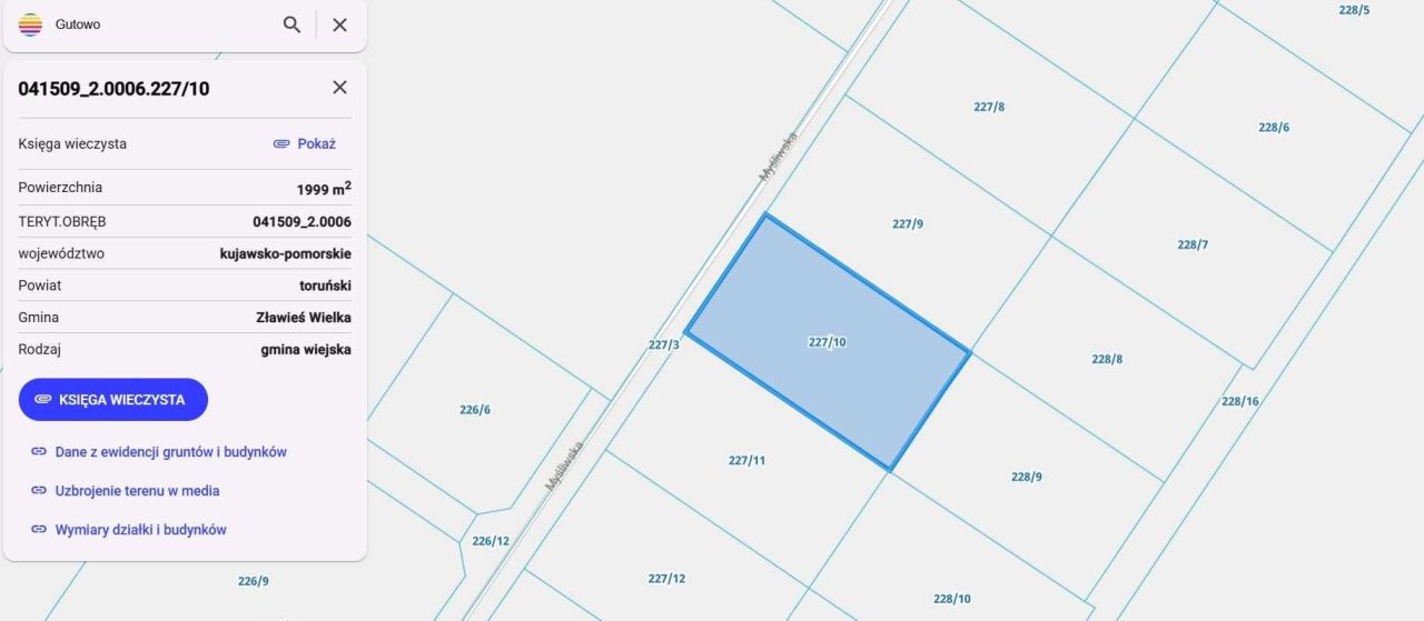 Działka budowlana Gutowo, ul. Myśliwska. Zdjęcie 4