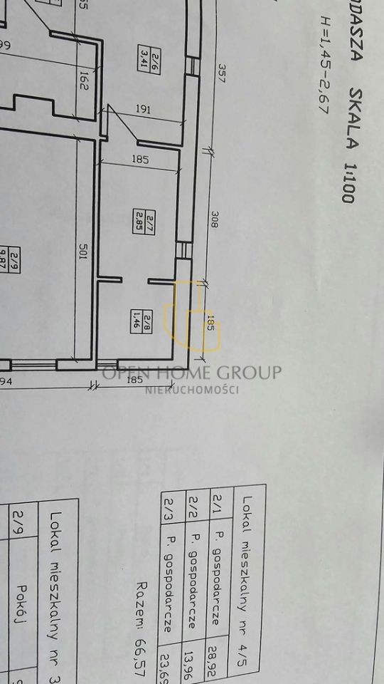 Mieszkanie 4-pokojowe Jelenia Góra Centrum, ul. Wolności. Zdjęcie 14