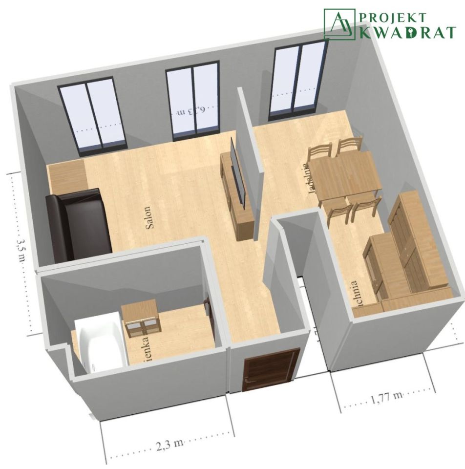 Mieszkanie 1-pokojowe Gliwice, ul. Wiązowa. Zdjęcie 11