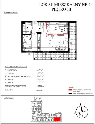 Mieszkanie 3-pokojowe Sochaczew, ul. Kochanowskiego. Zdjęcie 10