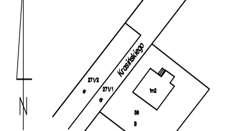 Działka inwestycyjna Legionowo Centrum, ul. Zygmunta Krasińskiego