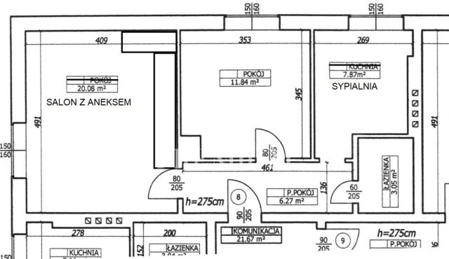 Mieszkanie 3-pokojowe Bydgoszcz Kapuściska. Zdjęcie 8