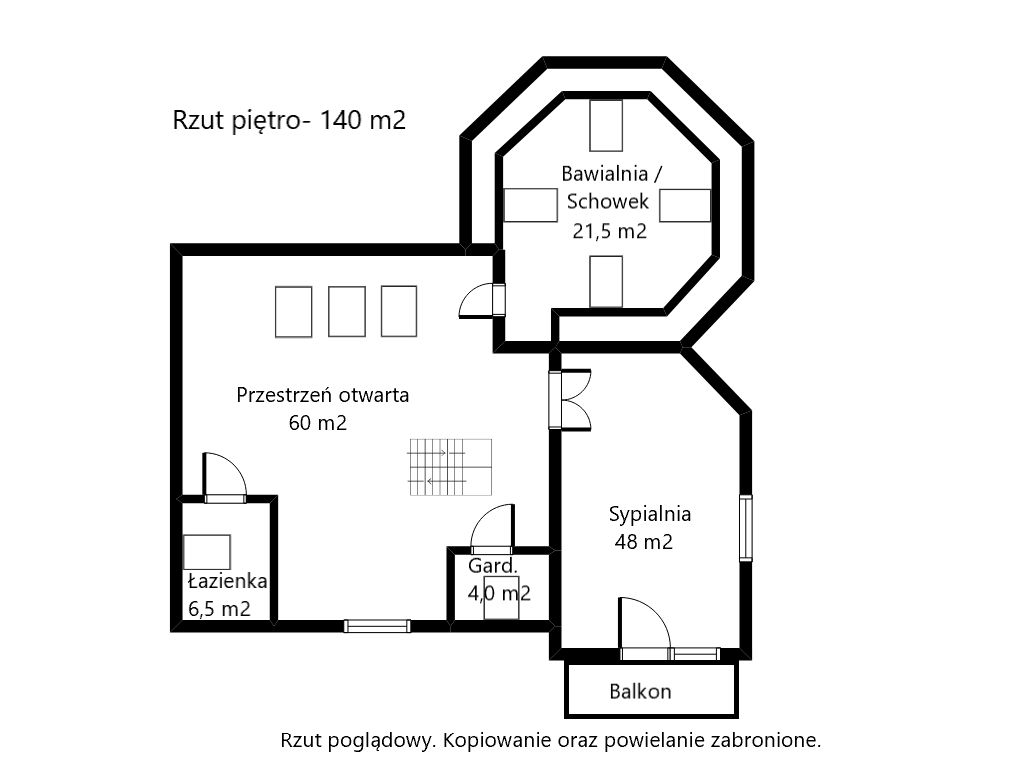 dom wolnostojący, 6 pokoi Urzut, ul. Lazurowa. Zdjęcie 12