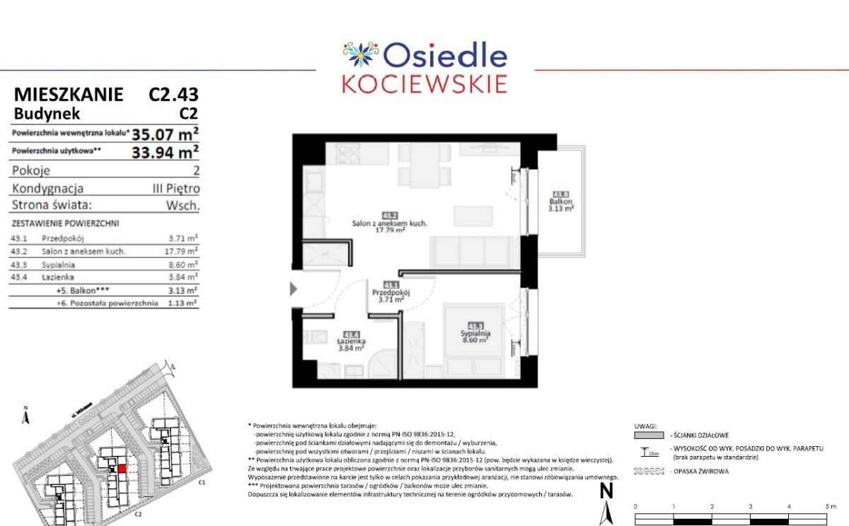 Mieszkanie 2-pokojowe Tczew. Zdjęcie 35