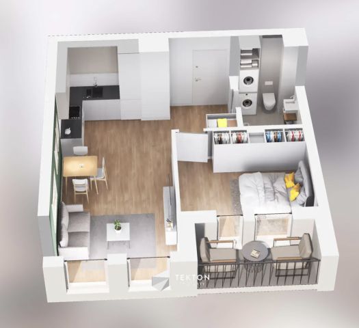 Mieszkanie 2-pokojowe Pruszków Żbików. Zdjęcie 3