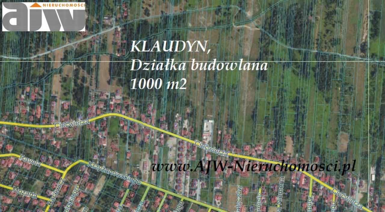 Działka budowlana Klaudyn, Klaudyn