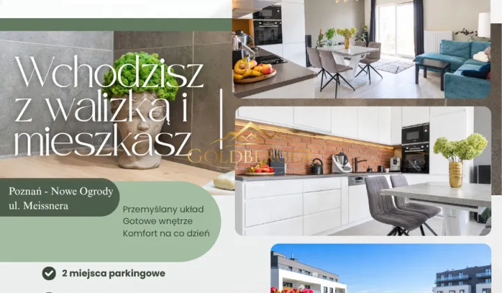Mieszkanie 3-pokojowe Poznań Wola, ul. Janusza Meissnera
